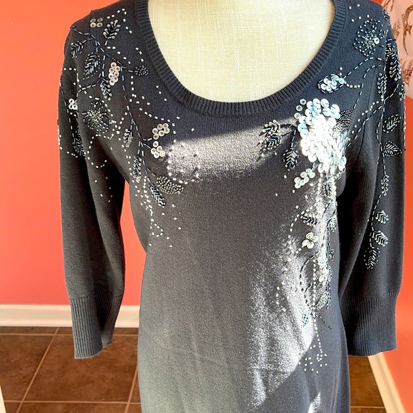 Charcoal grey color sweater dress in size M! - Picture 2 of 3